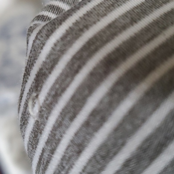 Xxl Gap Eclipse Capri Legging Grey And White Striped - Picture 5 of 5